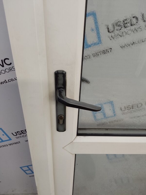 Used White Upvc Back Door 895mm x 2100mm 0705 - Image 6