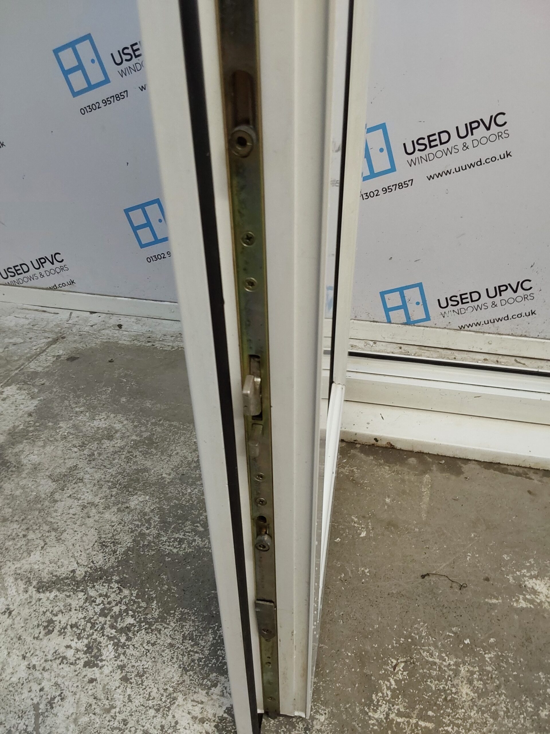 Used White Upvc French Doors (Outwards Opening) 1210mm x 2075mm EA4 ...