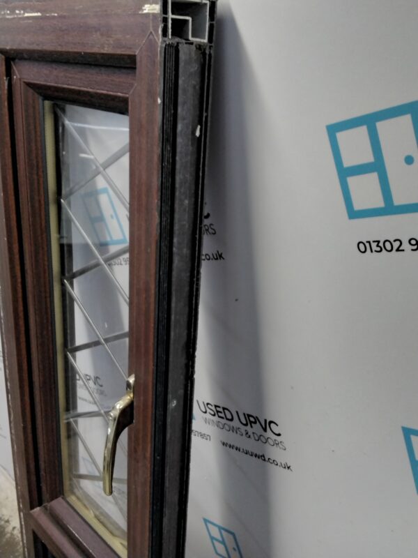 Used Rosewood upvc window 1795mm x 415mm ALR008 - Image 6