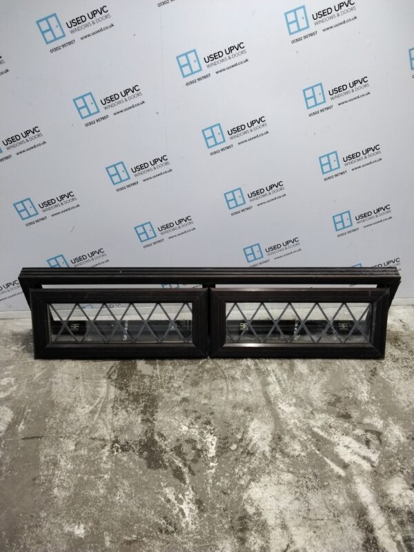 Used Rosewood upvc window 1795mm x 415mm ALR008 - Image 3