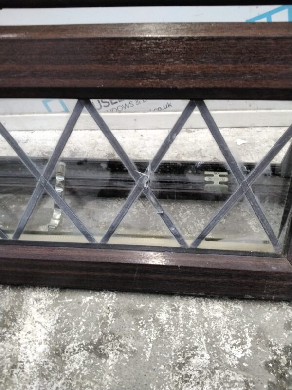Used Rosewood upvc window 1795mm x 415mm ALR008 - Image 5