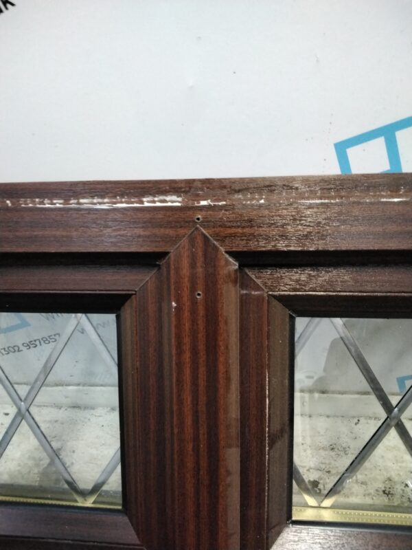 Used Rosewood upvc window 1795mm x 415mm ALR008 - Image 4