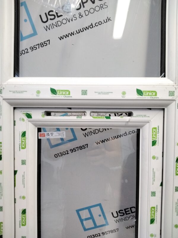 Brand New White upvc window 455mm x 1575mm USW154 - Image 4