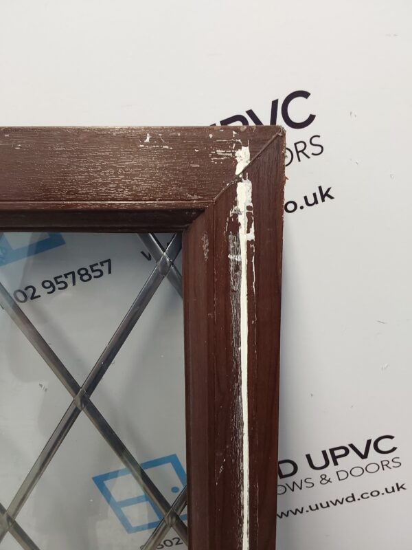 Used Rosewood Upvc Window 1805mm x 1220mm C5076 - Image 5