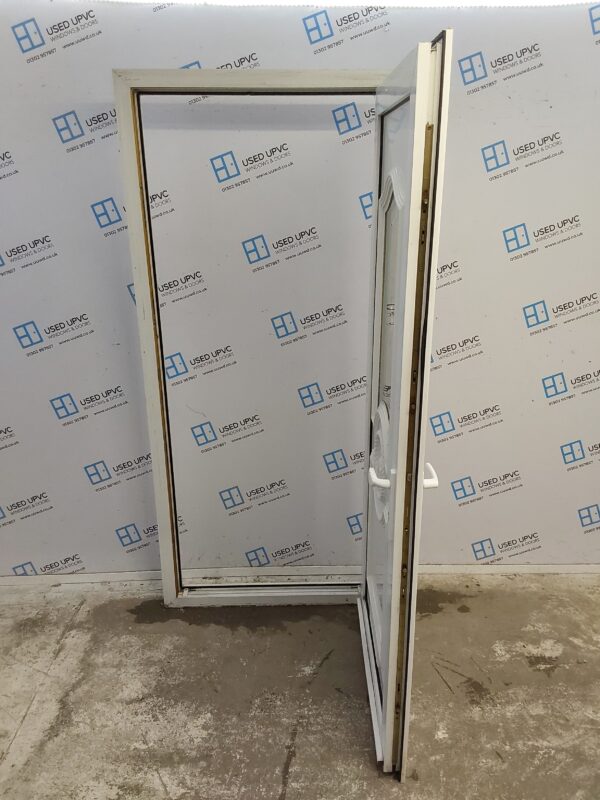 Used White Upvc Front Door 955mm x 2085mm (Reduce To 940mm) 0705 - Image 4