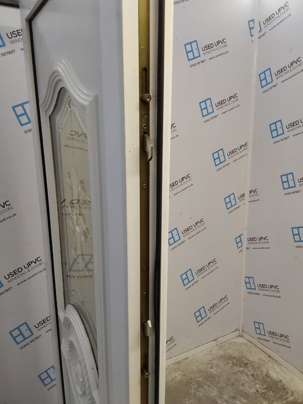 Used White Upvc Front Door 955mm x 2085mm (Reduce To 940mm) 0705 - Image 5