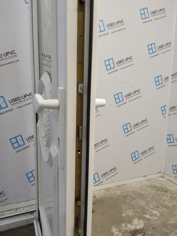 Used White Upvc Front Door 955mm x 2085mm (Reduce To 940mm) 0705 - Image 6