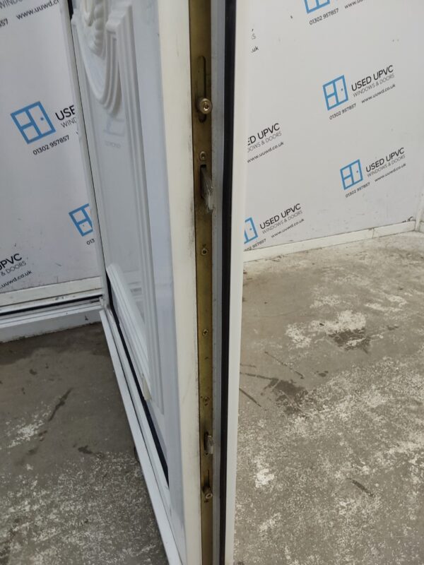 Used White Upvc Front Door 955mm x 2085mm (Reduce To 940mm) 0705 - Image 7