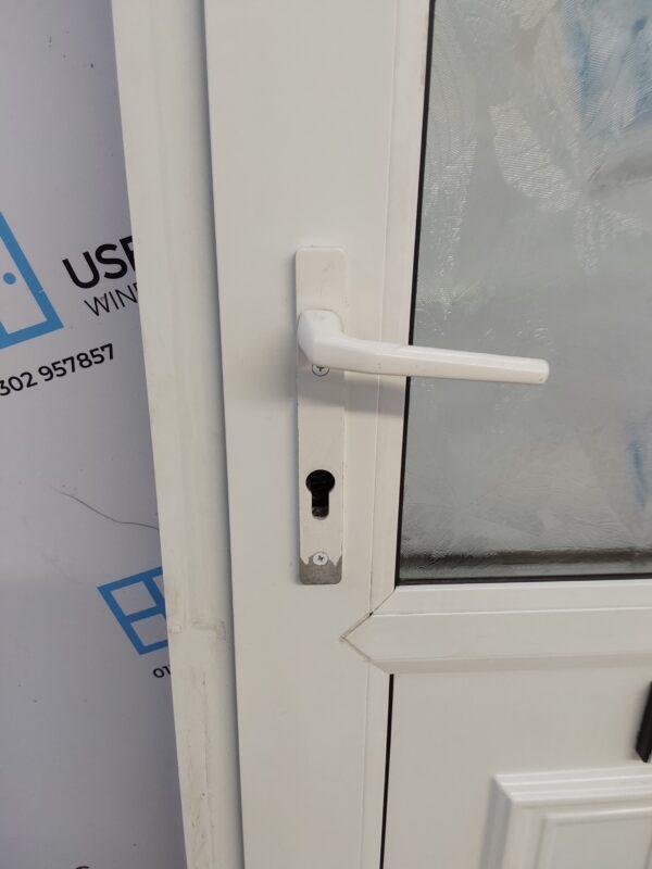 Used White Upvc Front Door 930mm x 2020mm 0239 - Image 10