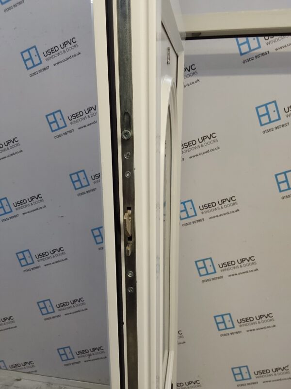 Used White Upvc Front Door 920mm x 2000mm 0195 - Image 4