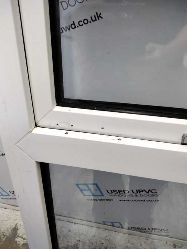 Used white upvc window 665mm x 1215mm W0060 - Image 4