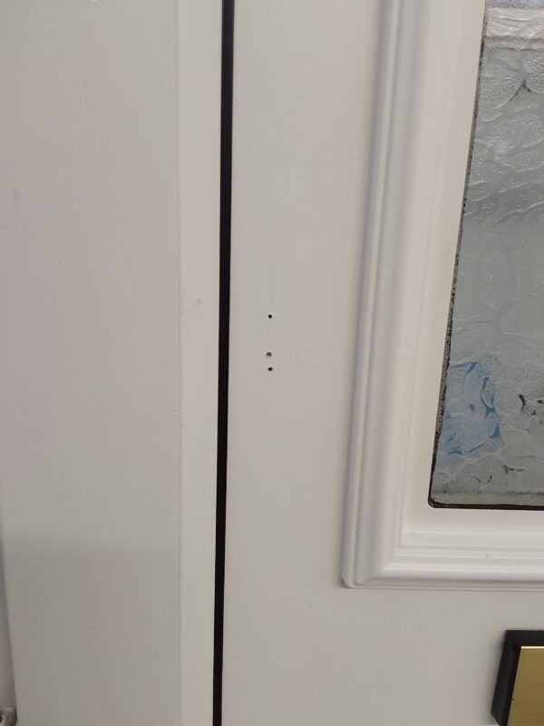 Used White Upvc Front Door 980mm x 2000mm 0525 - Image 9