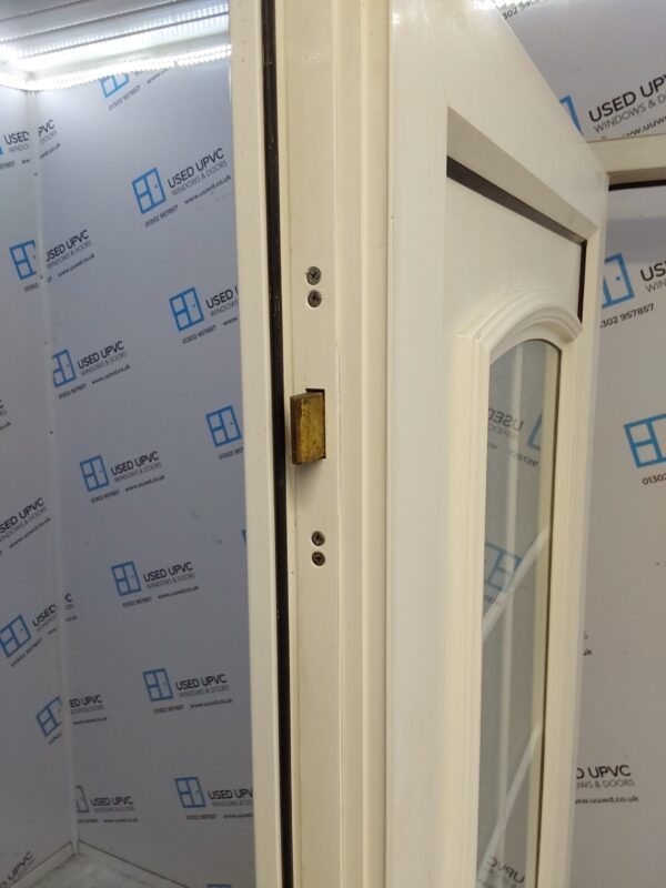 Used White Upvc Front Door 980mm x 2000mm 0525 - Image 4