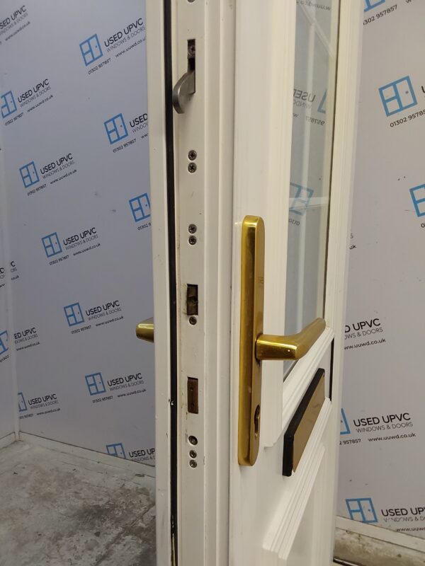 Used White Upvc Front Door 980mm x 2000mm 0525 - Image 5