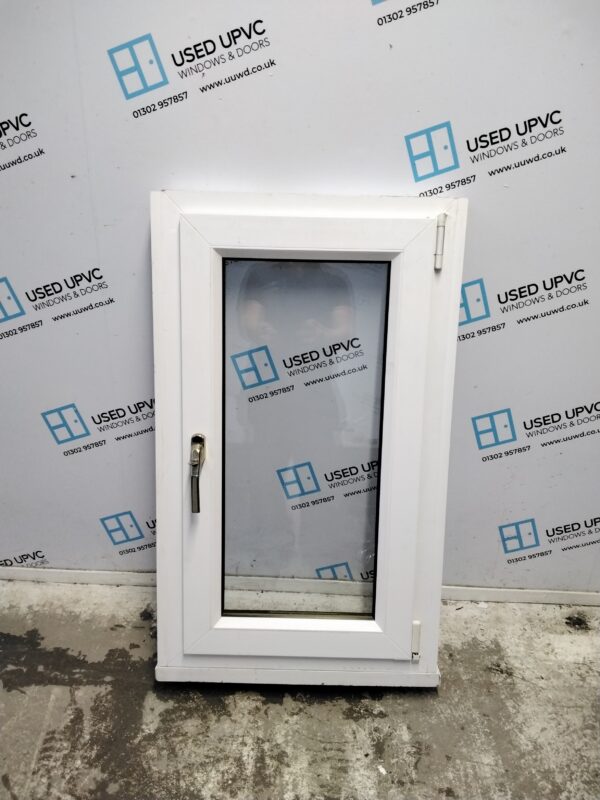 Used white upvc tilt and turn window 630mm x 1070mm (Reduce to 590mm) USW038 - Image 2