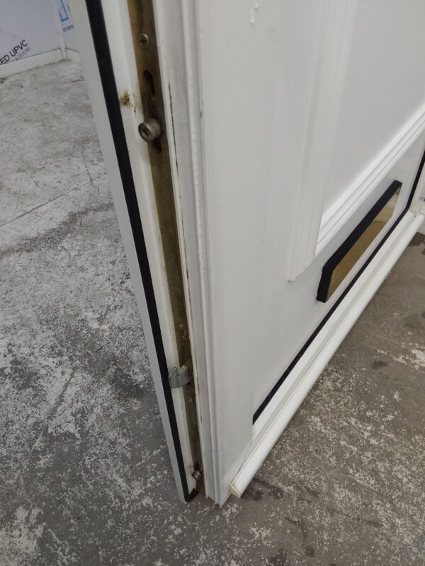 Used White Upvc Front Door 915mm x 2075mm (Reduce To 895mm) C9D55 - Image 7