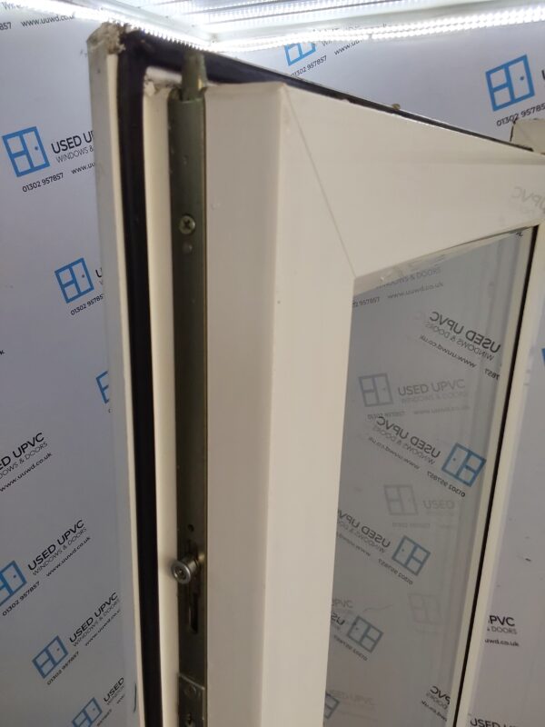 Used White Upvc French Doors 1850mm x 2120mm EA2 - Image 5