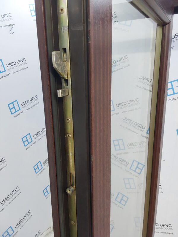 Used Woodgrain Upvc French Doors 1575mm x 2050mm EA5 - Image 6