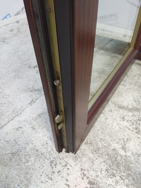 Used Woodgrain Upvc French Doors 1575mm x 2050mm EA5 - Image 8