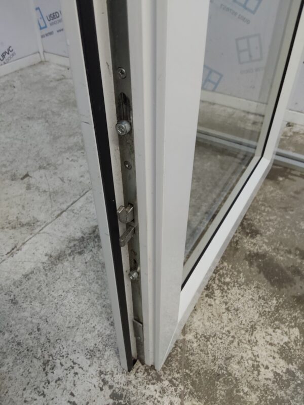 Used White Upvc French Doors 1545mm x 2065mm EA7 - Image 7