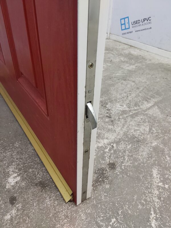 Used Red Composite Front Door 940mm x 2080mm 0179 - Image 6