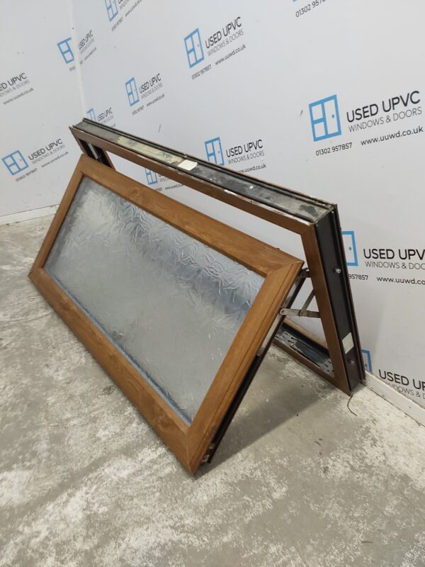 Used Oak Upvc Window 1215mm x 590mm C2095 - Image 2