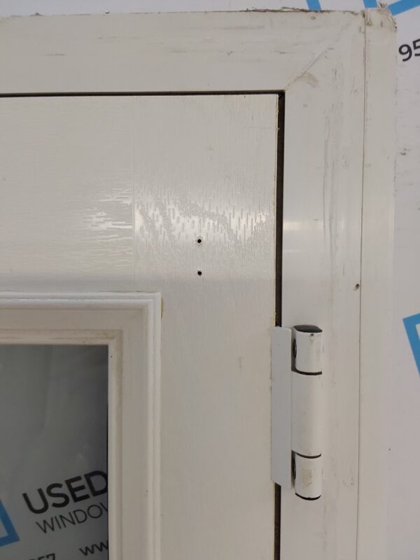 Used Red Composite Back Door 890mm x 2100mm (reduce to 870mm) 0562 - Image 5