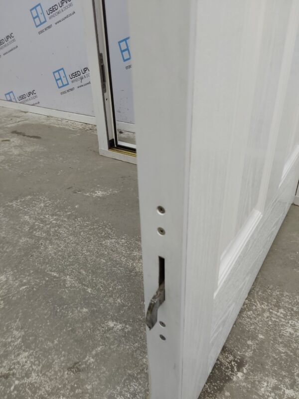 Used Red Composite Back Door 890mm x 2100mm (reduce to 870mm) 0562 - Image 8