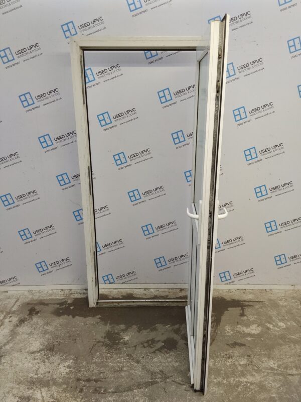 Used White Upvc Back Door 915mm x 2020mm 0690 - Image 3