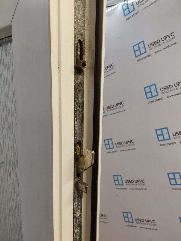 Used White Upvc Back Door 915mm x 2020mm 0690 - Image 4
