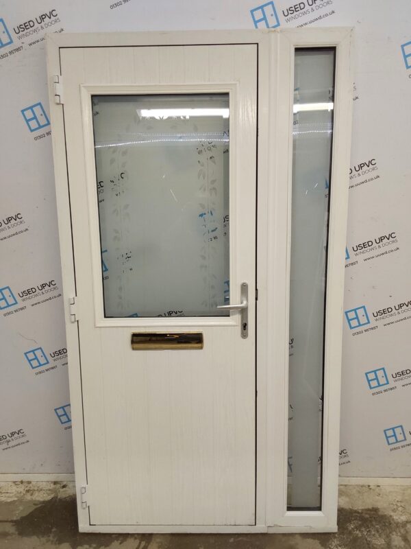 Used Chartwell Green Composite Front Door And Side Panel 1160mm x 2105mm DS014 - Image 2