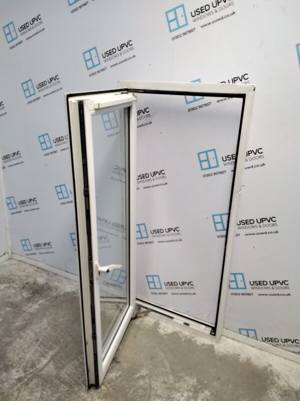 Used white upvc window 630mm wide x 1325mm high USW090 - Image 4