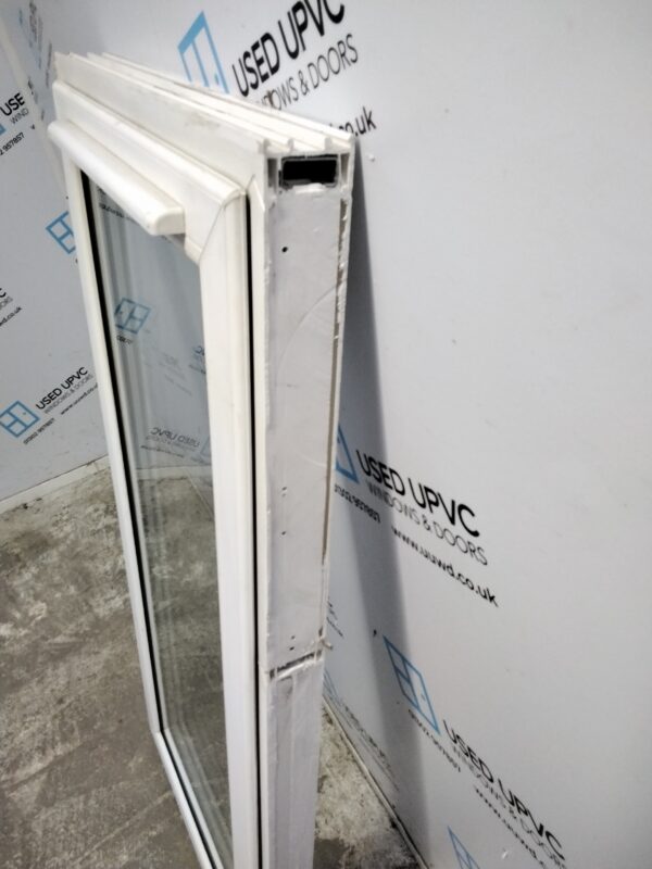 Used white upvc window 630mm wide x 1325mm high USW090 - Image 5