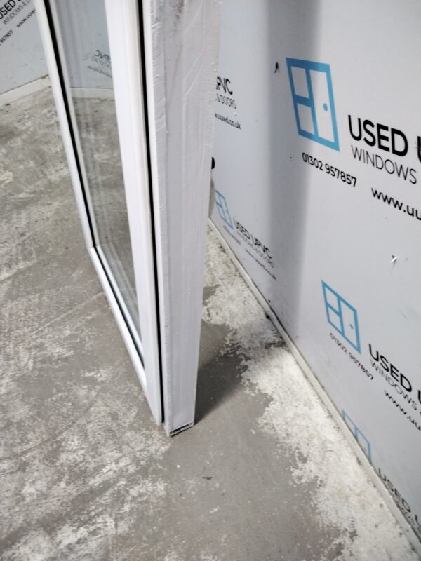 Used white upvc window 630mm wide x 1325mm high USW090 - Image 6