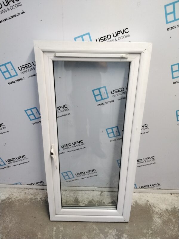 Used white upvc window 630mm wide x 1325mm high USW090 - Image 2