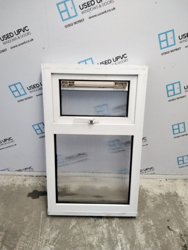 Used white upvc window 630mm x 1035mm C2020 - Image 2