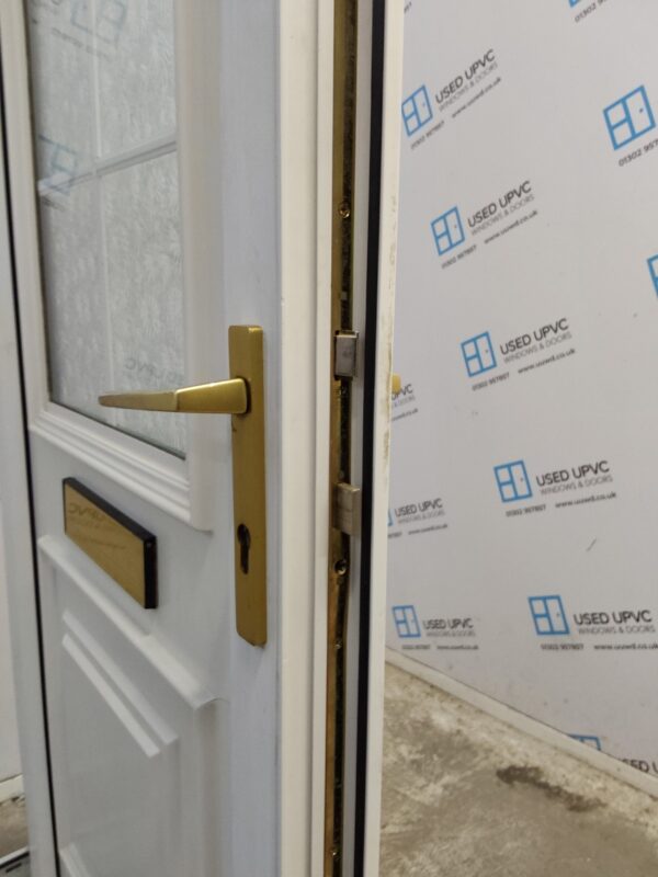 Used White Upvc Front Door 915mm x 2070mm 0707 - Image 5