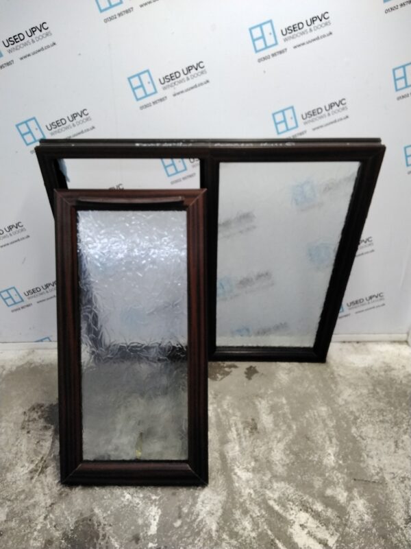 Used Woodgrain Upvc Window 1190mm x 1160mm LW0101 - Image 3