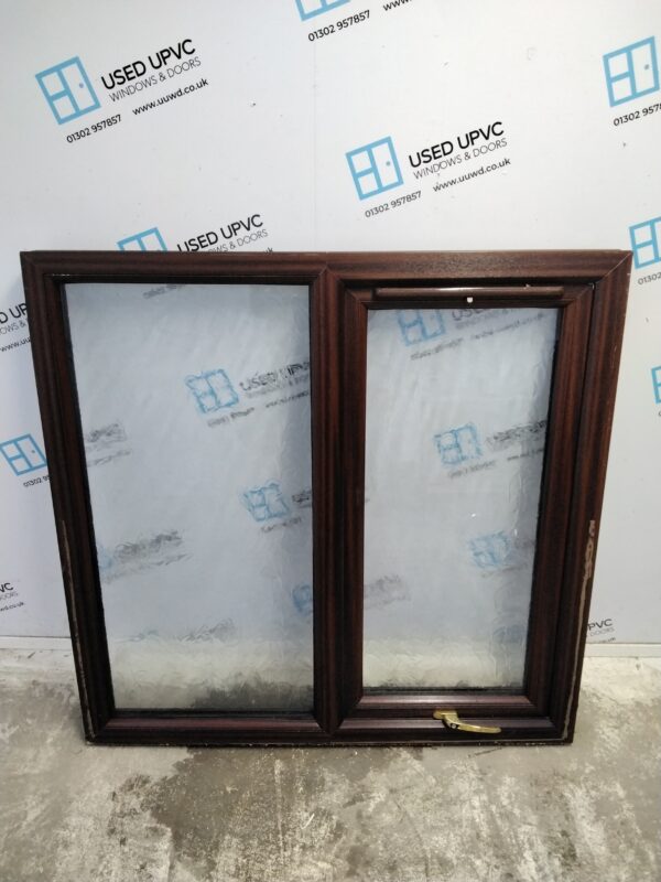 Used Woodgrain Upvc Window 1190mm x 1160mm LW0101 - Image 2