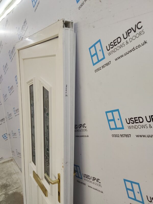 Used White Upvc Front Door 935mm x 2020mm 0214 - Image 16