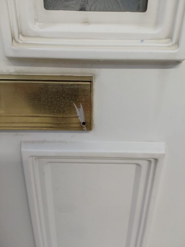 Used White Upvc Front Door 935mm x 2020mm 0214 - Image 12