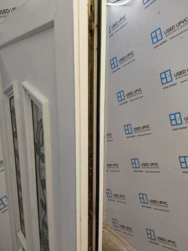 Used White Upvc Front Door 935mm x 2020mm 0214 - Image 4