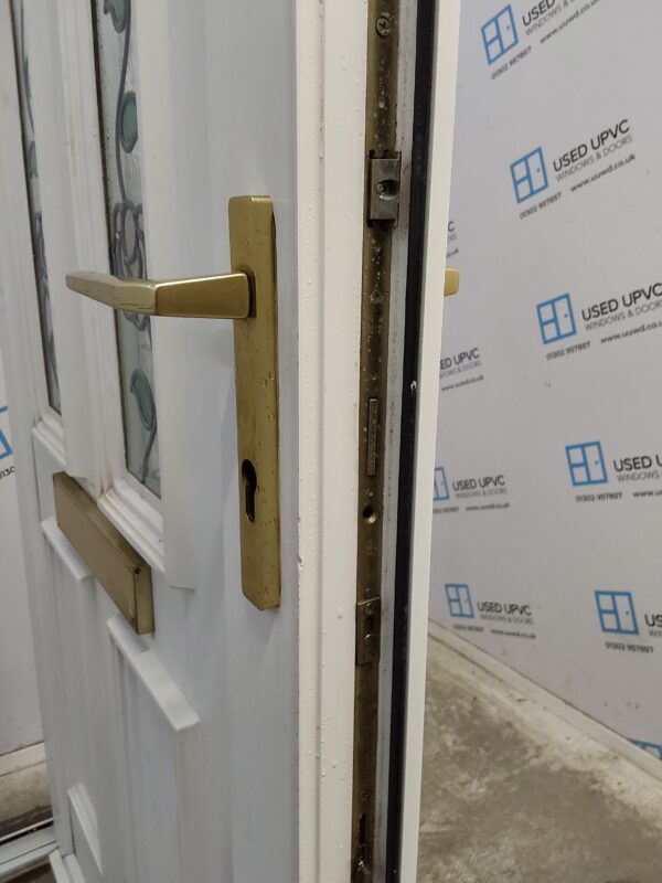 Used White Upvc Front Door 935mm x 2020mm 0214 - Image 5