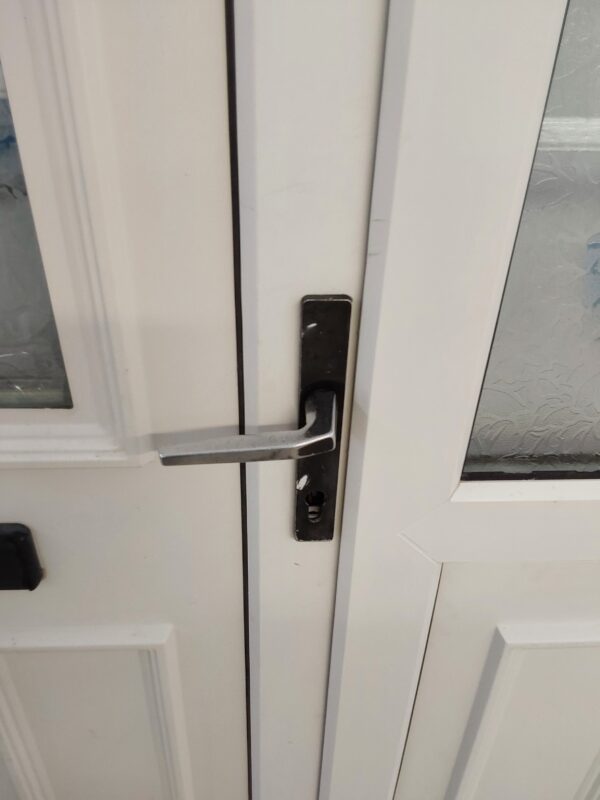 Used White Upvc Front Door And Side Panel 1350mm x 2080mm DS008 - Image 14
