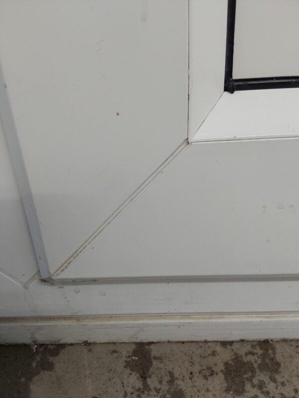Used White Upvc Front Door And Side Panel 1350mm x 2080mm DS008 - Image 16