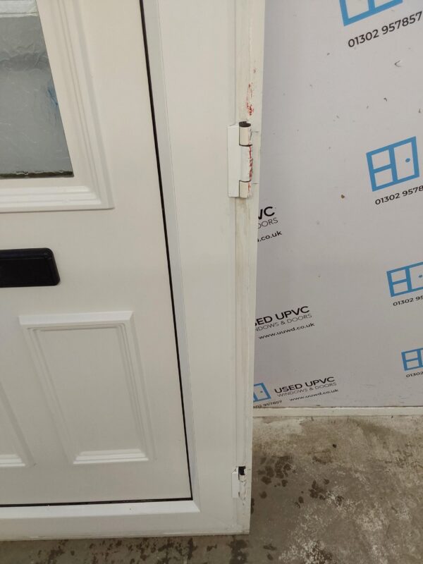 Used White Upvc Front Door And Side Panel 1350mm x 2080mm DS008 - Image 18
