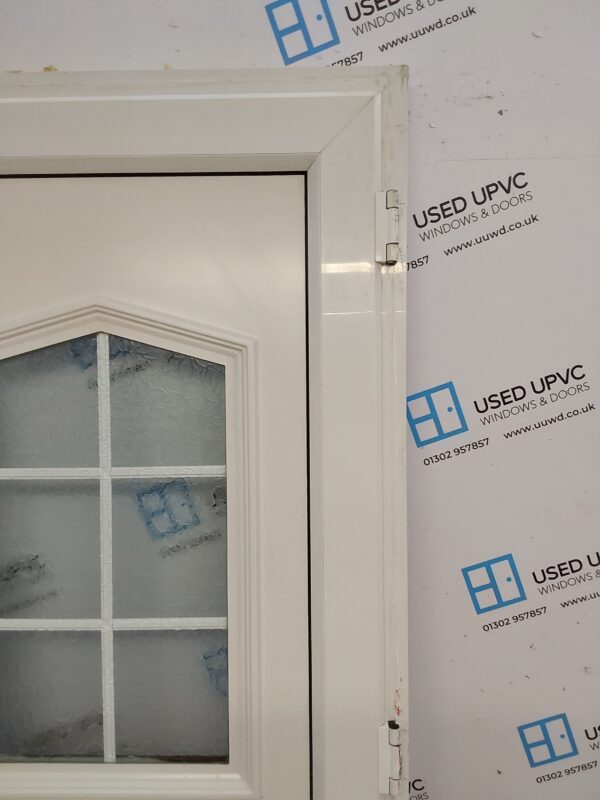 Used White Upvc Front Door And Side Panel 1350mm x 2080mm DS008 - Image 9