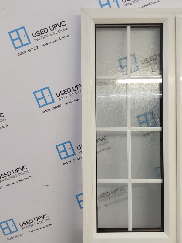 Used White Upvc Front Door And Side Panel 1350mm x 2080mm DS008 - Image 12