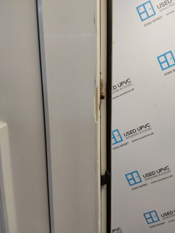 Used White Upvc Front Door And Side Panel 1350mm x 2080mm DS008 - Image 7