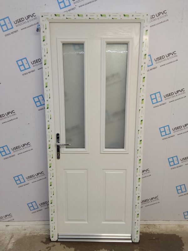 Brand New White Composite Door 850mm x 2020mm ND05